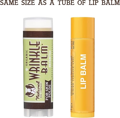 Miniatura 3 de Natural Dog Company Bálsamo para arrugas limpia y protege las arrugas y los pliegues de la piel del perro perfecto para bulldogs ingredientes