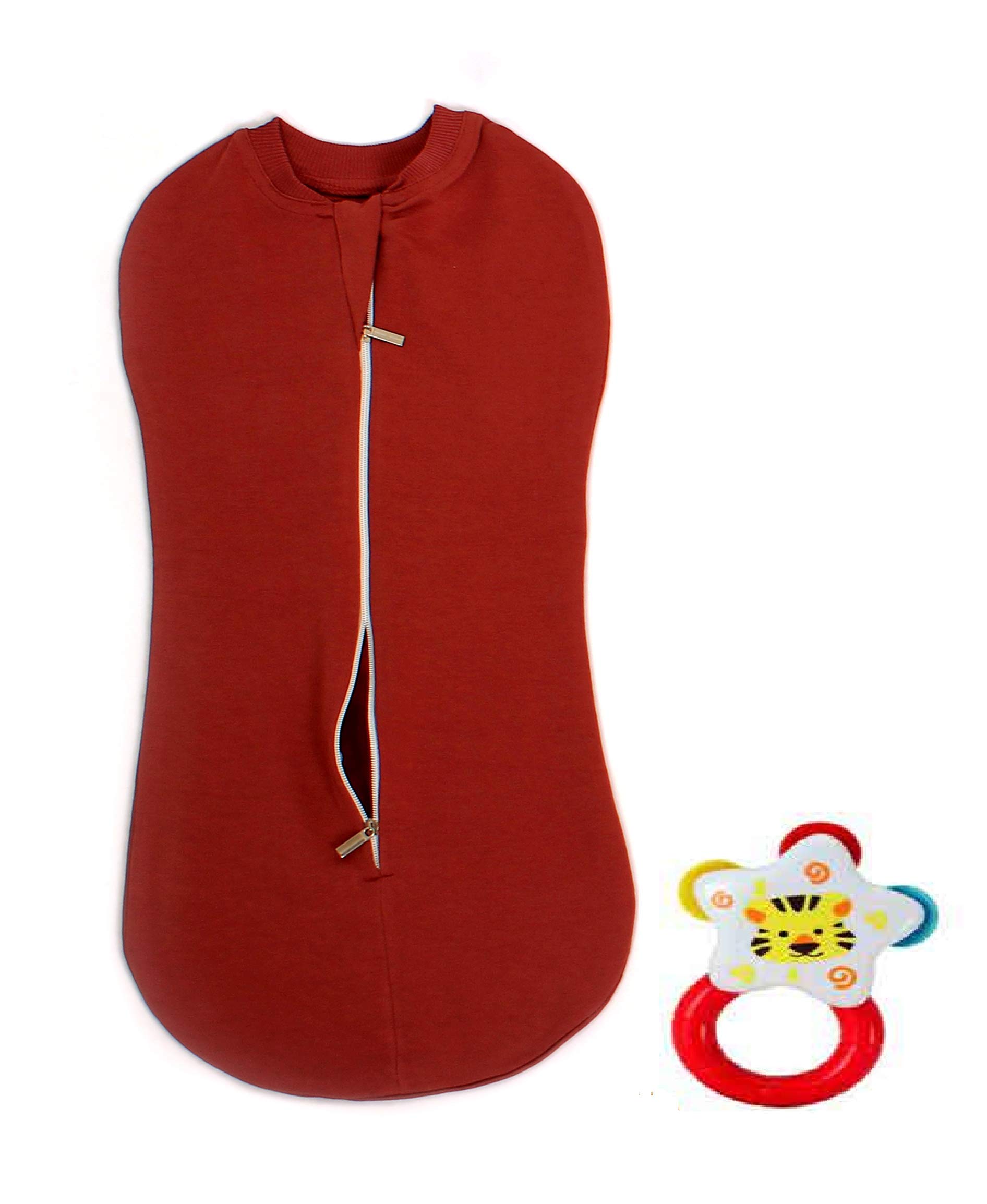 PEUBUD ® New Born Swaddle Pod/Blankets/Wrap/Sleeping Bag for 0-3 Months New-Born Baby (Dark Brown)