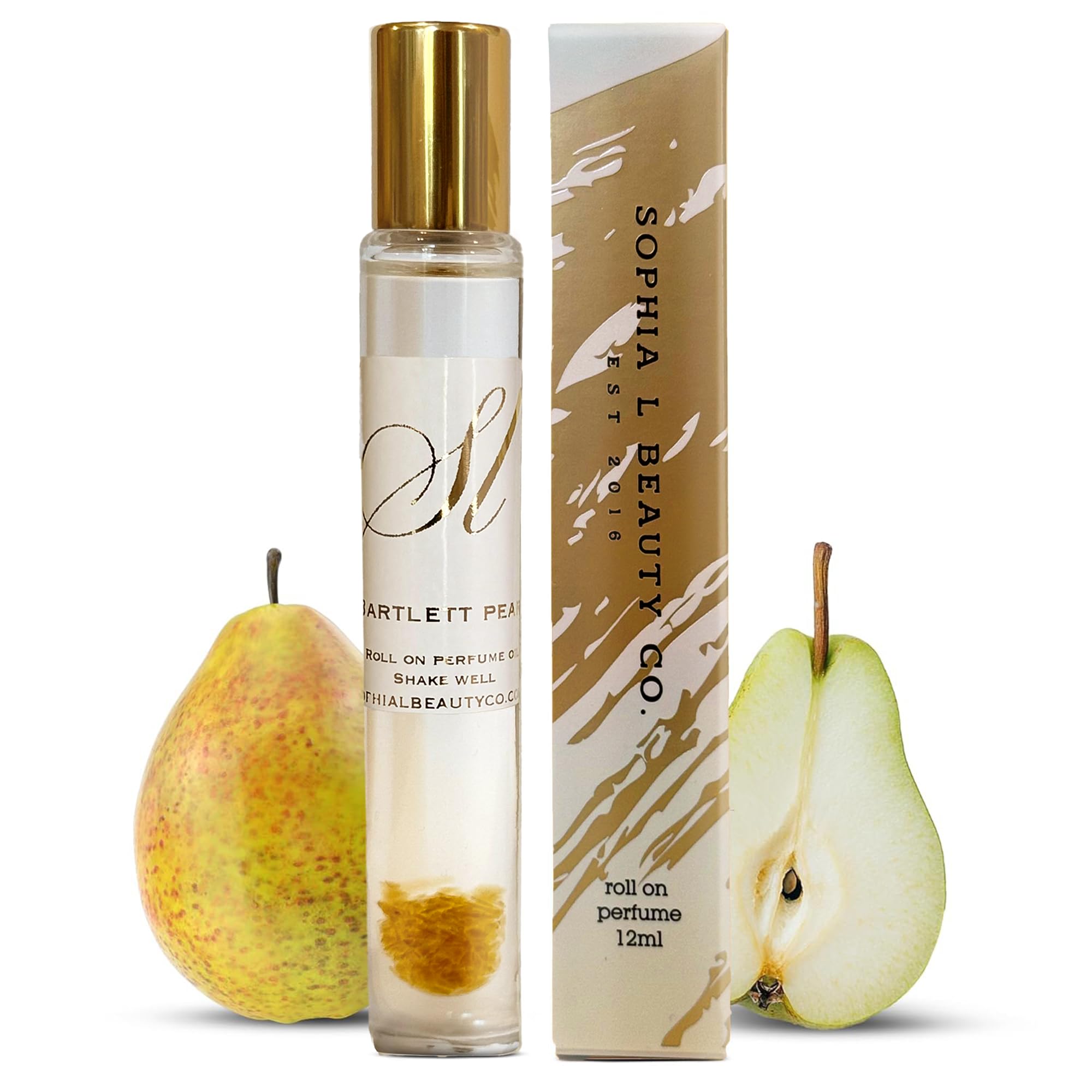 10ML Pheromone Perfume for Women | Long Lasting Fruity with Green Apple Notes | Portable Roll-On Pheromone Perfum | Natural Coconut Oil Women's (Bartlett Pear)
