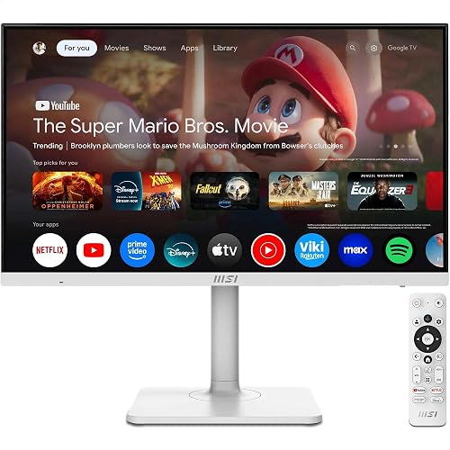 MSI Modern MD272UPSW Monitor Inteligente de 27" con resolución 4K UHD y Google TV: Google Assis