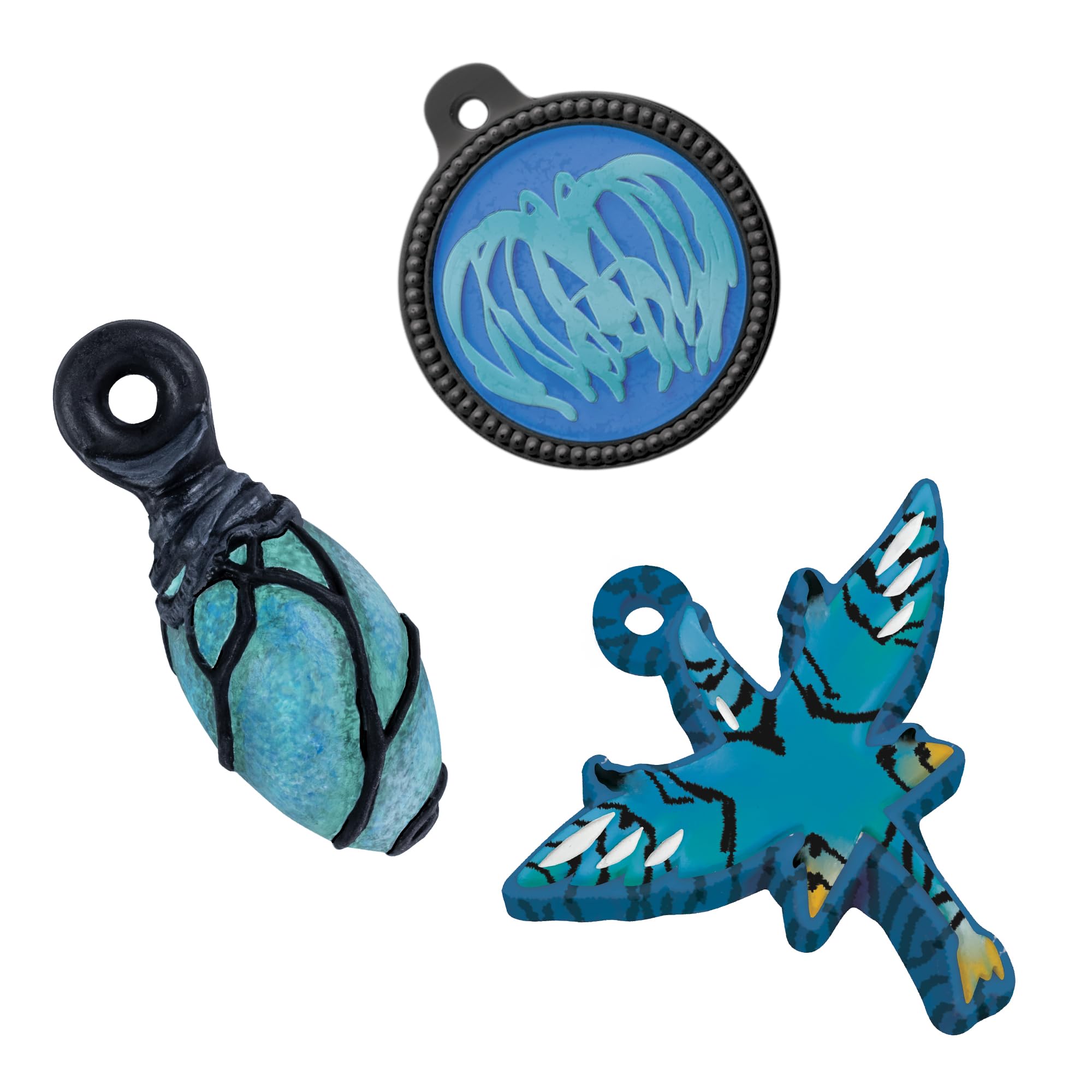 Cra-Z-Art Avatar Na'vi Schmuckherstellungs-Set zum Selbermachen von Armbändern, Halsketten und Songcord, Perlen, Charms, Fäden und Farben, kreatives Bastelset für Kinder ab 6 Jahren
