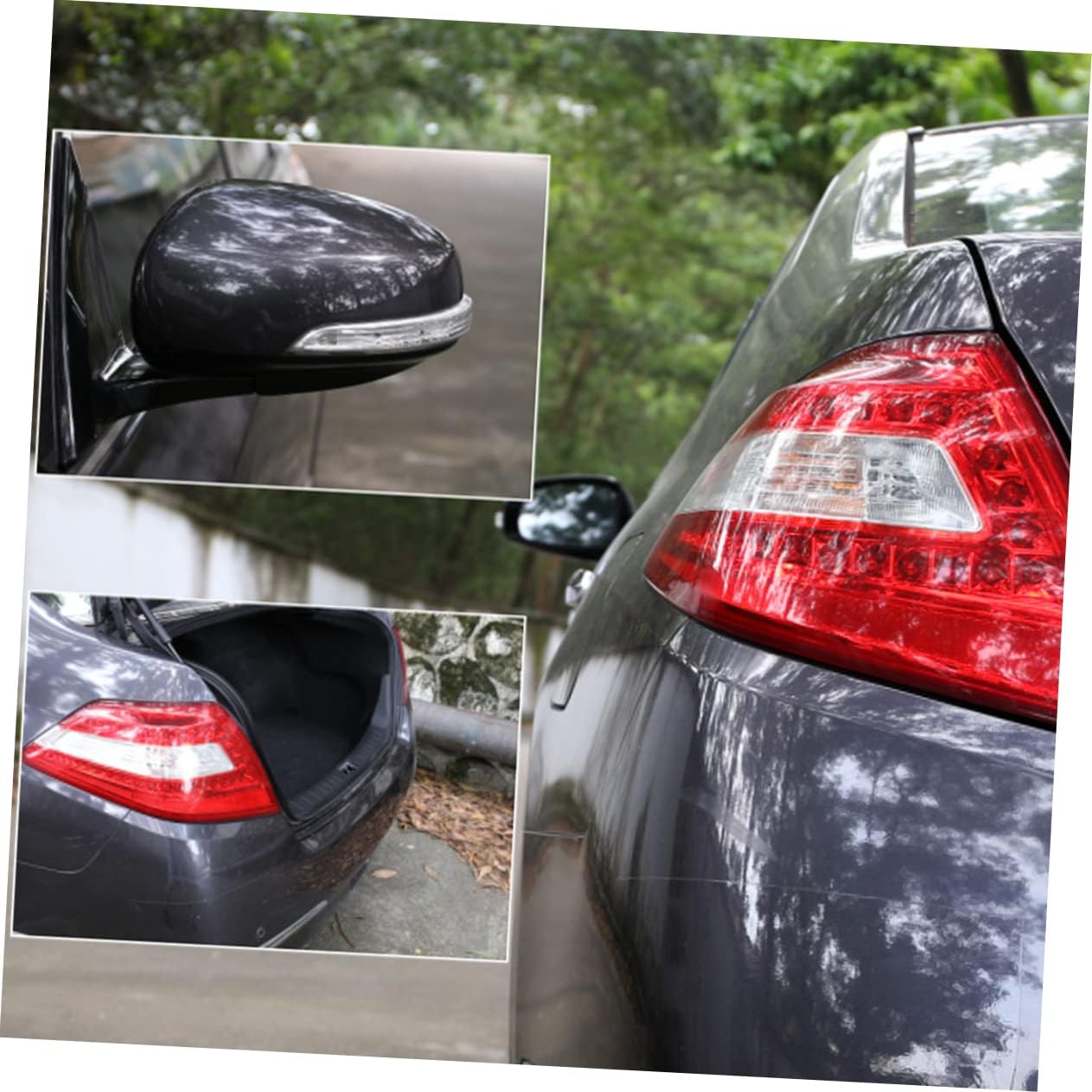 20 200 Car Anti Scratch Film Protective Eyelashes for Car Headlights Anti-Scratch Film Vehicle Paint Anti- Scratch Film Paint Protection Film White