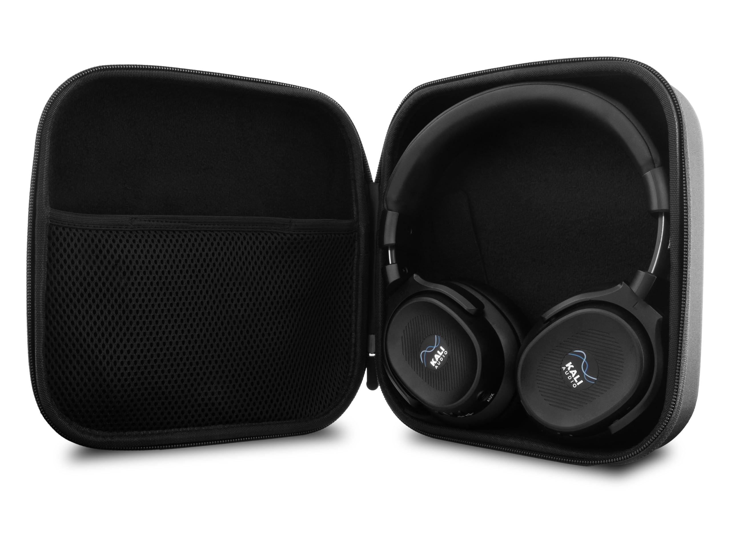 Kali Audio HP-1 słuchawki nauszne (przewodowe i Bluetooth studyjne, aktywna redukcja szumów, czas pracy baterii 40 h, 3 tryby dźwięku do wyboru do miksowania i gier), czarne