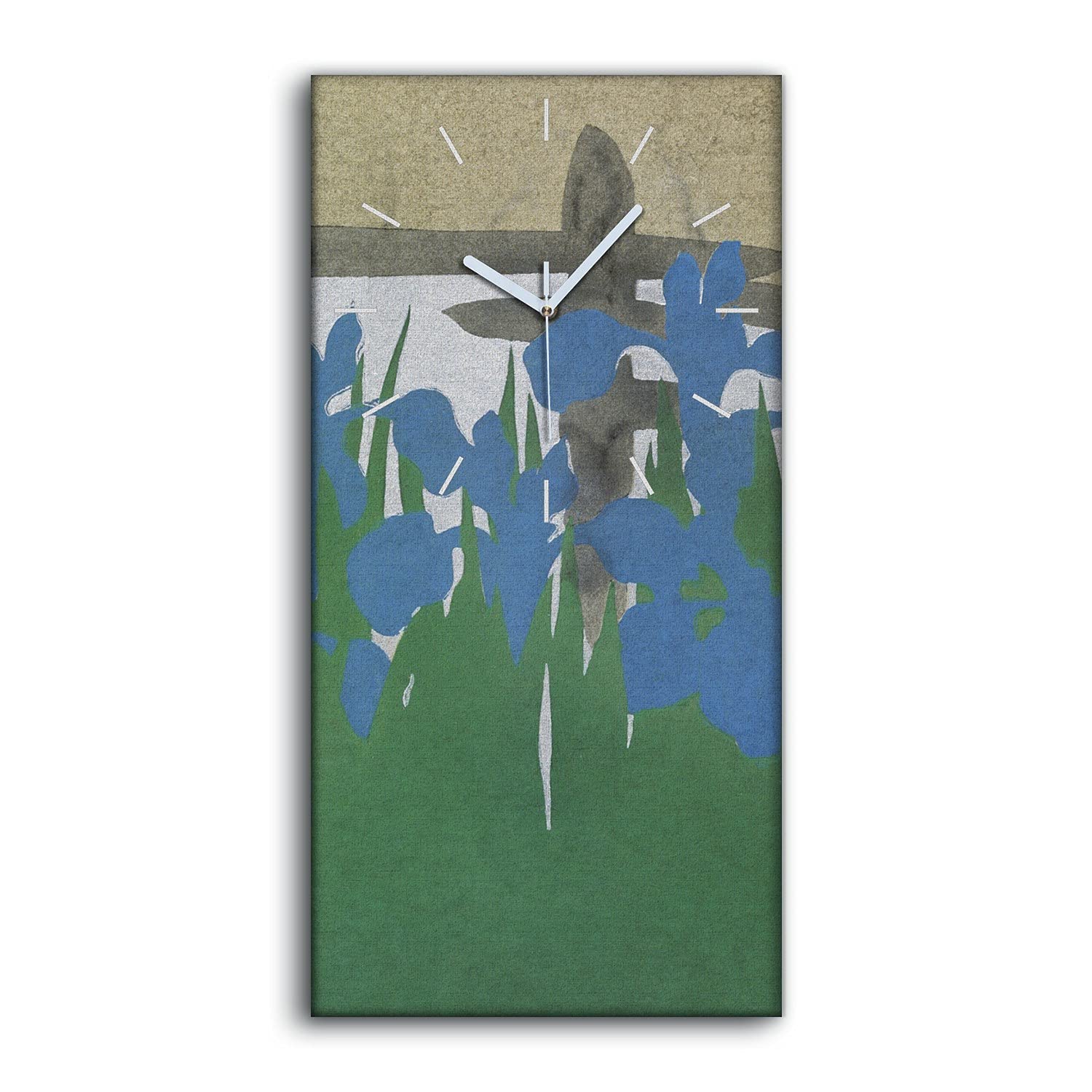 Image Art Moderne Horloge sur Toile 30x60cm aux Finitions Haut de Gamme