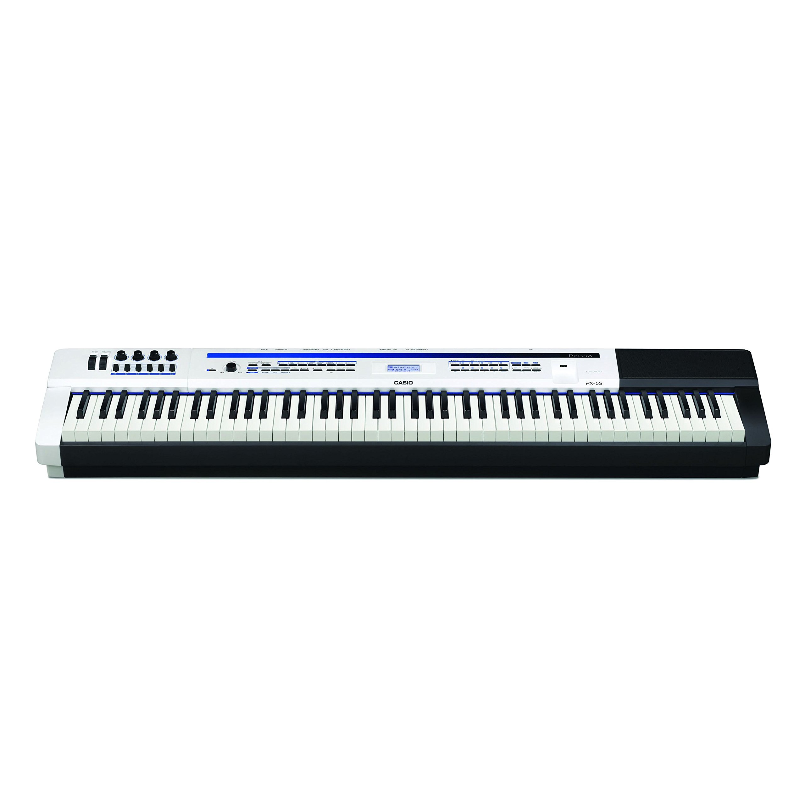【極美品】CASIO PX-5SWE ステージピアノ　純正ケース付　privia CASIO PX-5SWE ステージピアノ 純正ケース付き privia - メルカリ