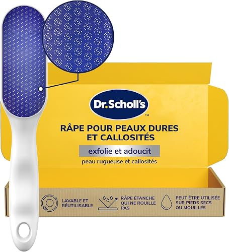 Dr. Scholl’s Râpe Pieds Manuelle en Nano Verre 