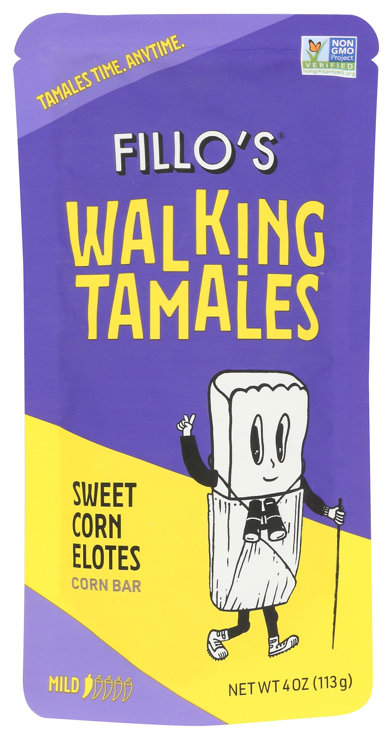 Fillos Sweet Corn Elotes Walking Tamales, 4 OZ