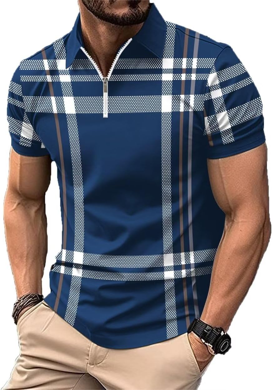 Blue-checkered Stripes