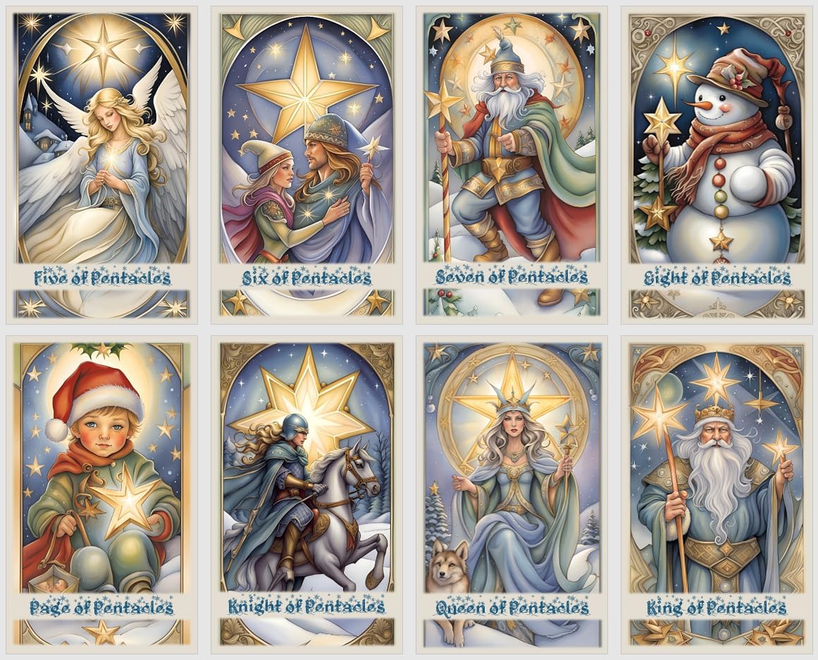 Christmas Tale Tarot Cards Deck – A Magical Winter Journey Through The Arcana