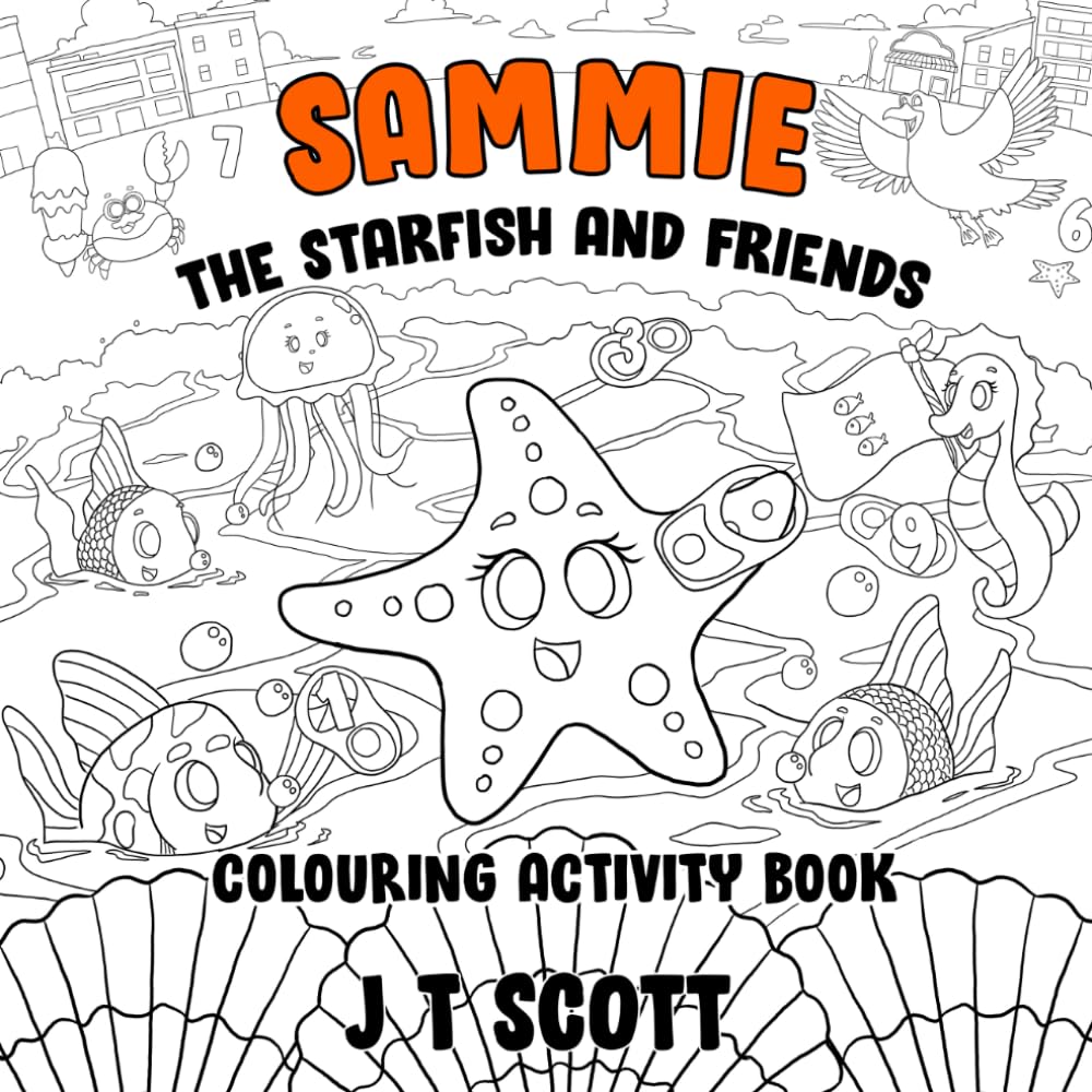 Sammie the Starfish and Friends Colouring Activity Book (Bumper and Friends)