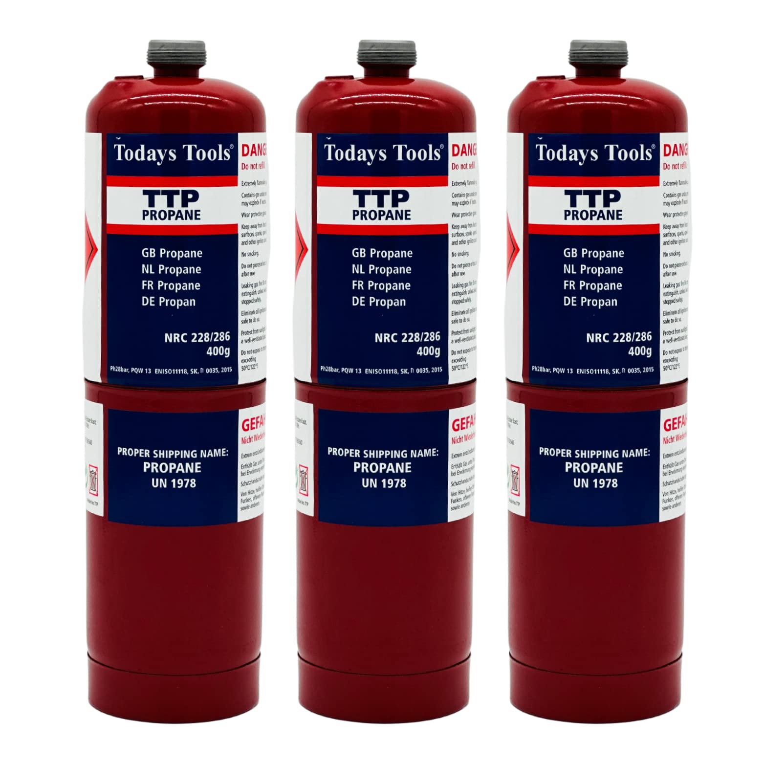 Propane 400g Bottle Disposable Gas Cylinder for Blow Torch Jet Burner Torch Tools Plumbing Canisters for Plumbers Soldering Torch (3)