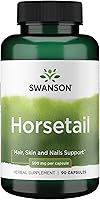 Vista 1 de Swanson Cola de caballo - Suplemento de hierbas que apoya el cabello, la piel y las uñas saludables - Ingredientes naturales para la salud ósea