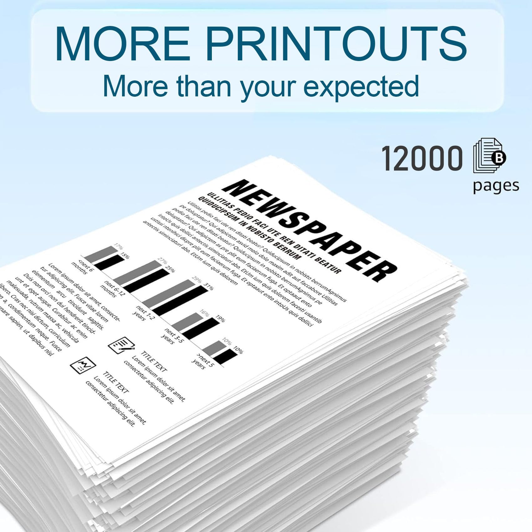 Unità tamburo ad alta resa LD2441 Compatibile per Lenovo LJ2400 LJ2400L LJ2600D LJ2650DN M7400 M7450F M7600D M7650DF M7650DNF Stampanti,3PC-Black