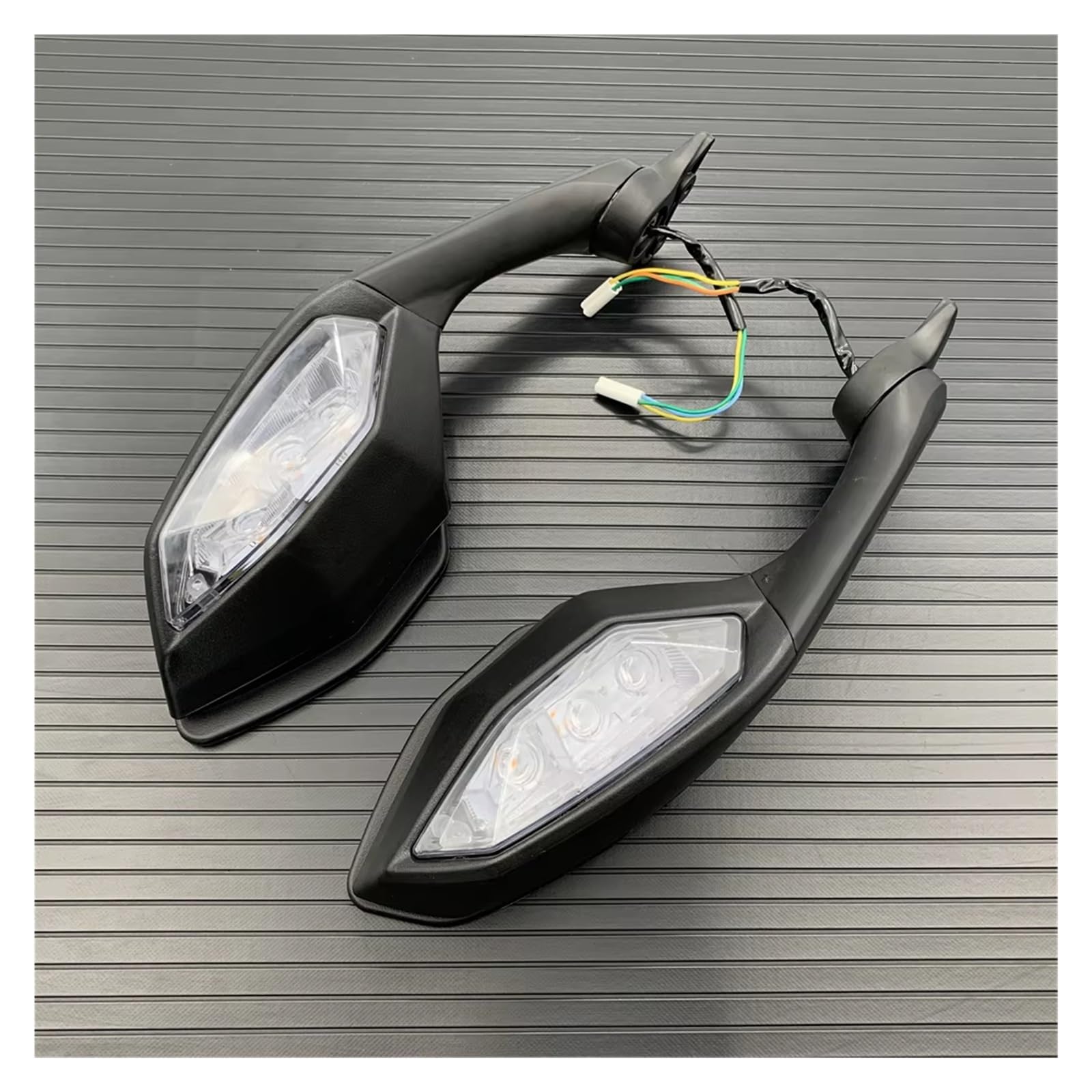 Specchietti Moto Manubrio Per YZF R6 2017-2021 Per YZFR1 2015-2021 Indicatori Di Direzione A LED Pieghevoli Per Moto Specchietti Retrovisori