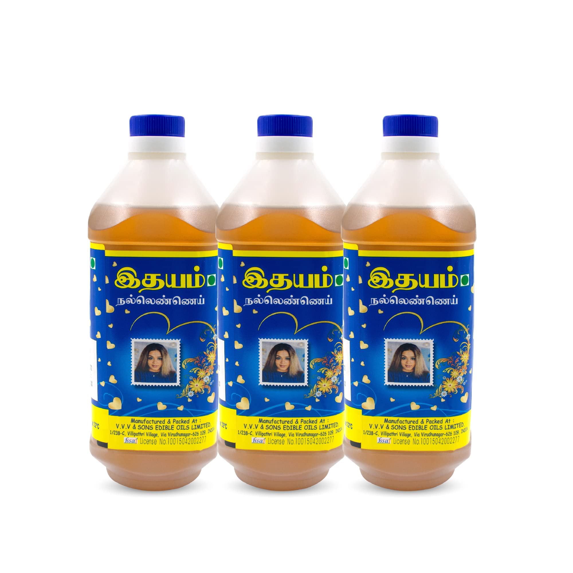Idhayam Sesame Oil, 100% Pure and Fresh, Sesame Oil With a Good Source of Natural Nutrients, Traditional Gingelly Oil (3 Litre)