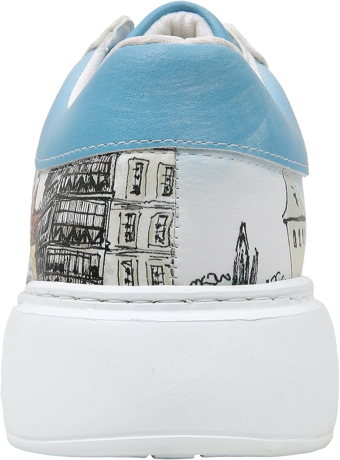 DOGO Wedge Platform Sneakers for Women - Handmade Vegan Leather, Unique Chunky Sneakers - Image 9