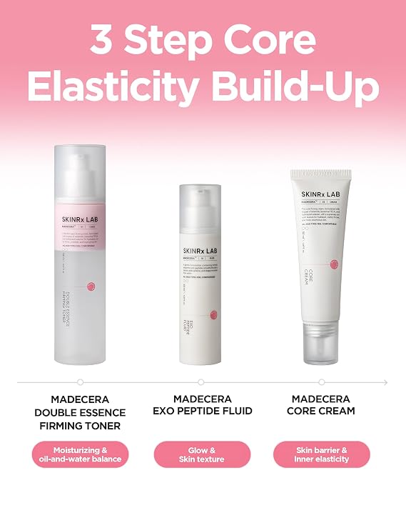 SKINRxLAB MadeCera Core Cream Korean Anti-Aging Face Moisturizer with Ceramides, Peptides, Liposomal TECA for Deep Hydration, Firming, Plumping, Volumizing & Radiant Complexion, 1.69oz.