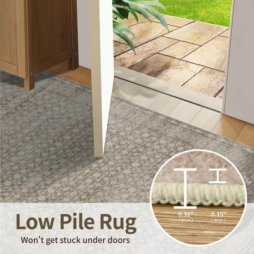 Miniatura 6 de Alfombra de área para sala de estar y dormitorio (3 x 5