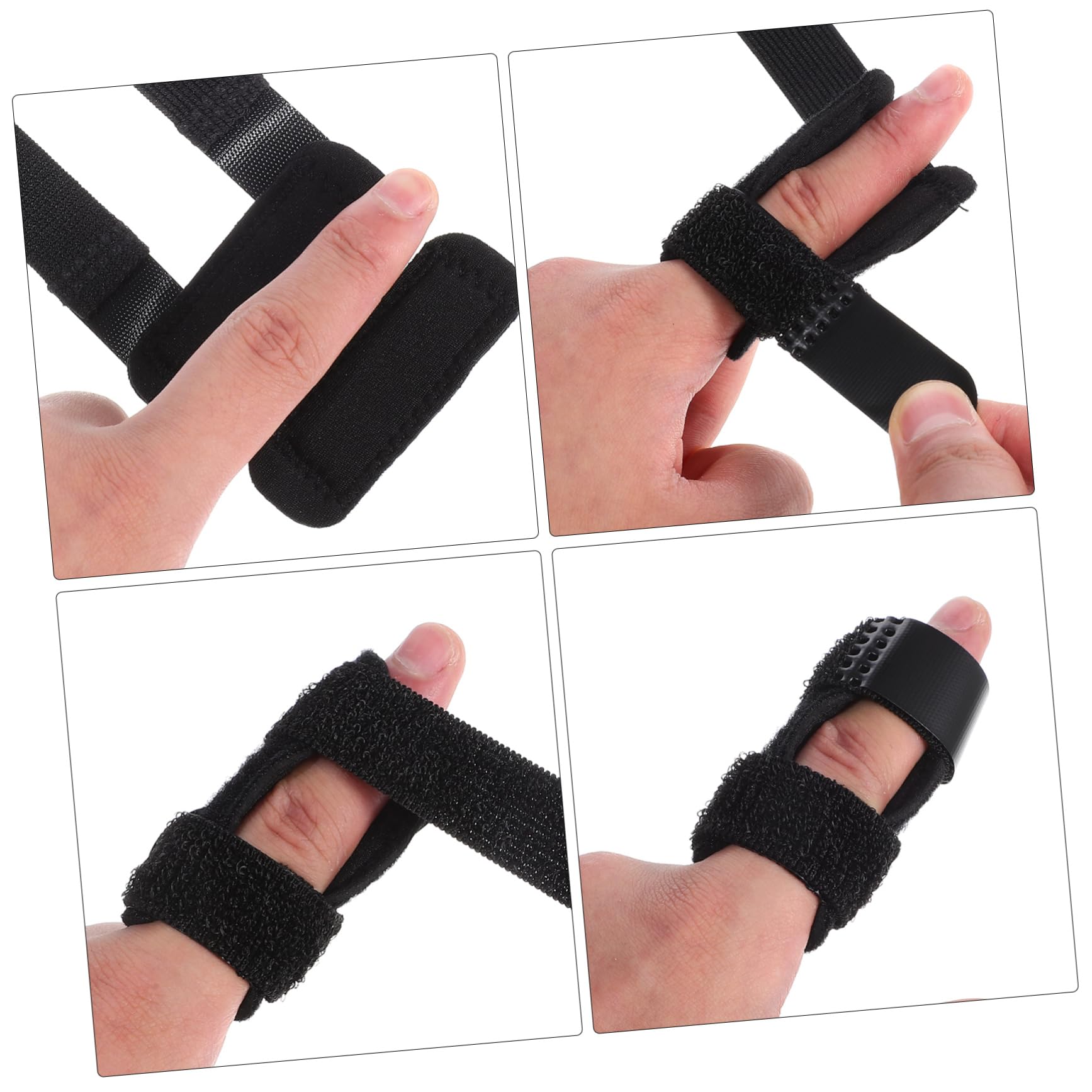IWOWHERO Hand Brace for Thumb Pcs Finger Braces Broken Finger Protectors Splint Joint Stabilizer