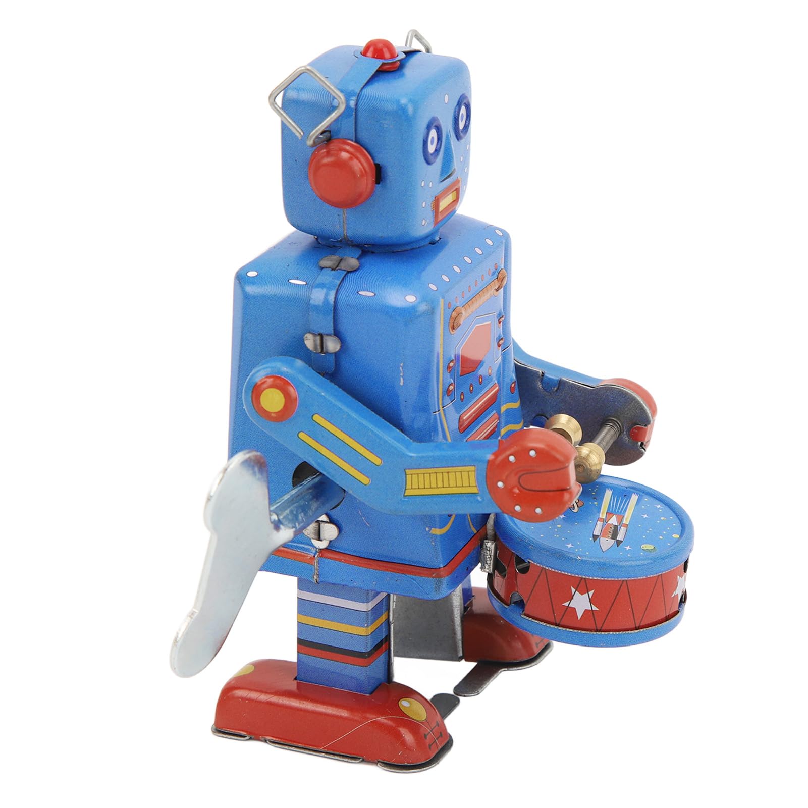 VGEBY Robot per Batteria in Metallo Vintage, Robot Giocattolo per Batteria con Meccanismo a Orologeria, Regali in Metallo Vintage for Regali Natalizi, Regali di Natale, Regali per Bambini