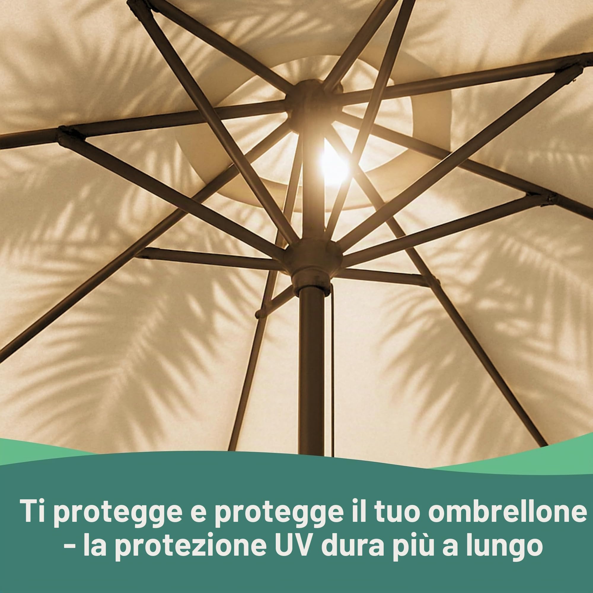 Tenda da sole, impermeabilizzante, 5 l, spray impregnante per tende da sole, ombrelloni e parasole, protezione da umidità e sporco, resistente ai raggi UV, privo di PFC e biodegradabile