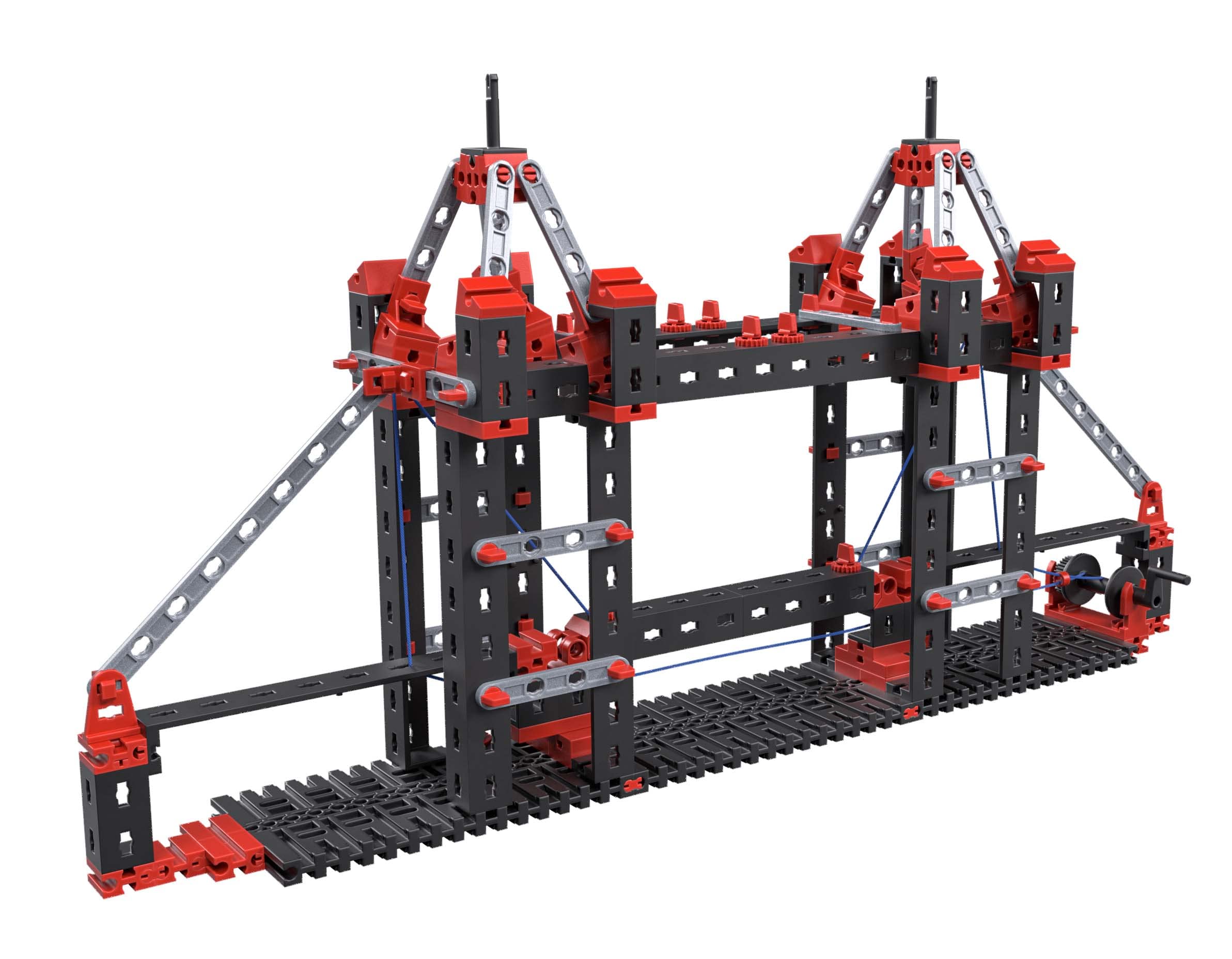 fischertechnik 564071 PROFI Statics – kit de construcción, juguete educativo para fundamentos de estática, 11 modelos, a partir de 8 años