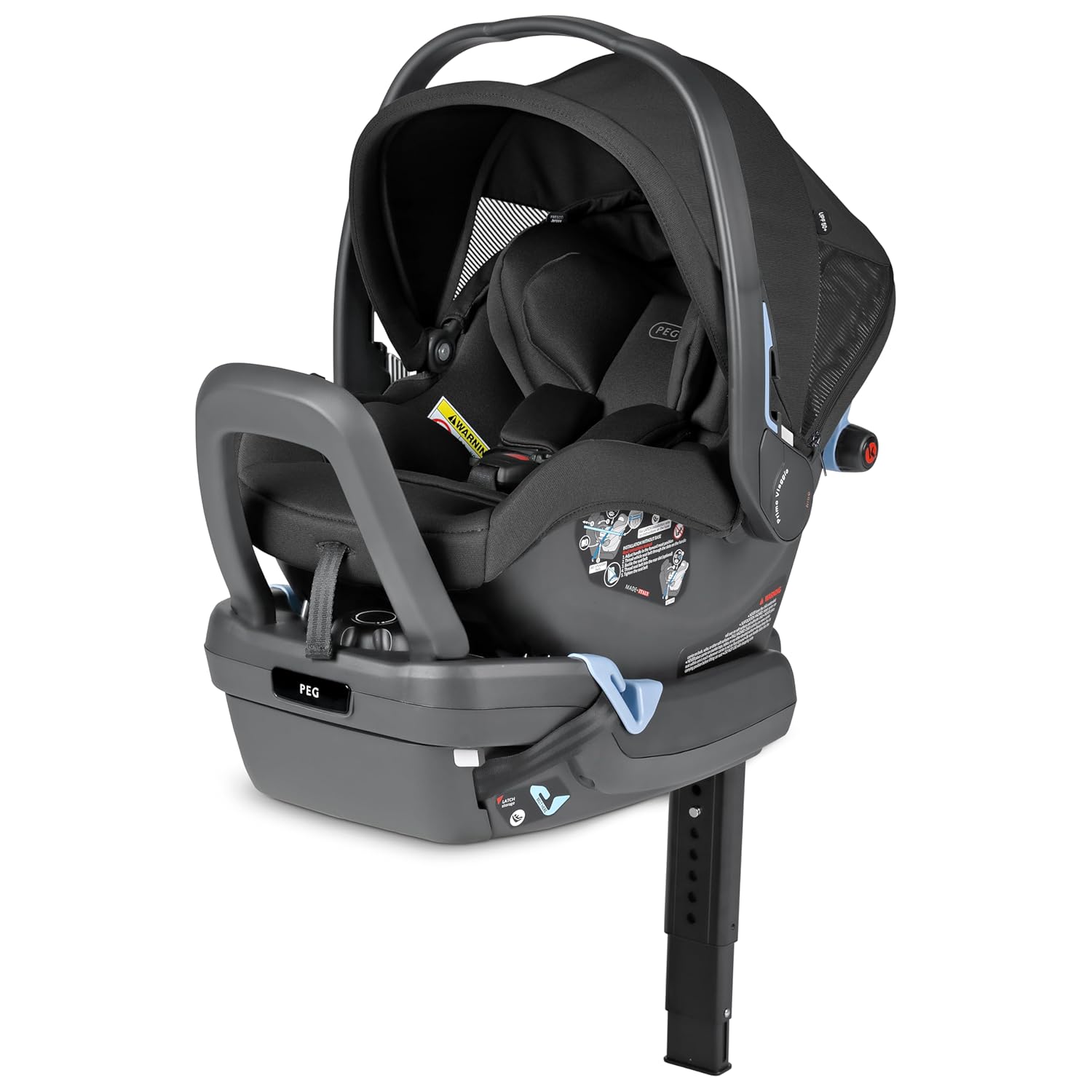 Silla para carro PEG Primo Viaggio Nido negra para bebé