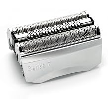 70B Replacement Head Compatible with Braun Series 7 Electric Shaver, Black Foil and Cutters Blade for Braun Legacy S7 Models 790cc 760cc 750cc 720cc 7899cc 799cc, Washable Foil Component