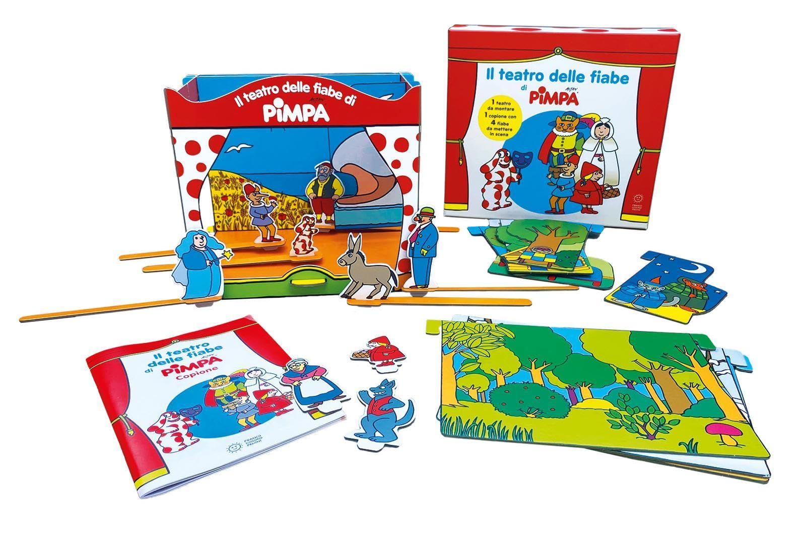 Il teatro delle fiabe di Pimpa. Ediz. a colori