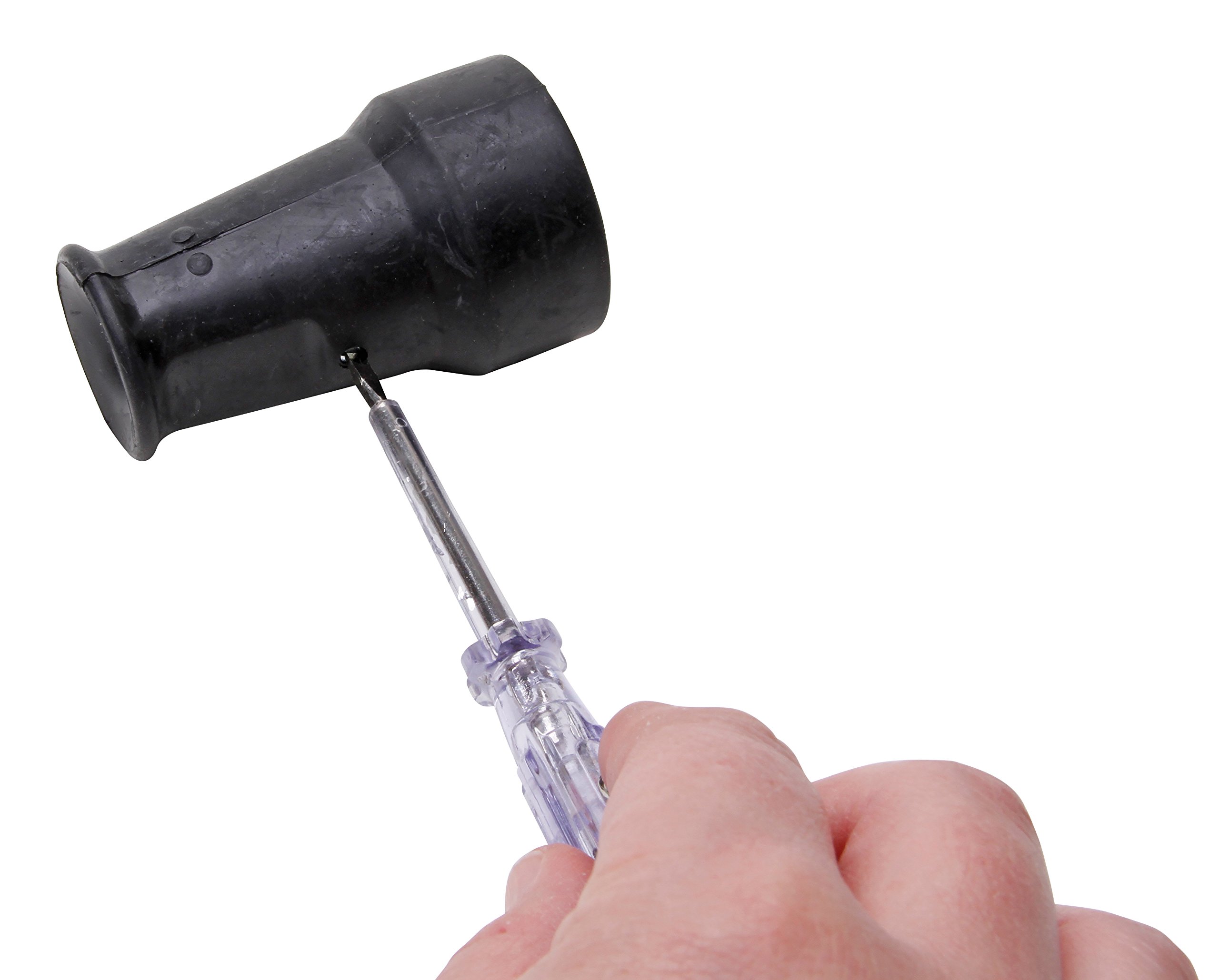 Kopp Set Connettori Gomma IP44 Con Spina E Giunto - Prova Di Spruzzo, 3x2,5 Mm², Infrangibile, Per Uso Esterno, Nero - 3