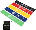 Limm Resistance Bands Exercise Loops - Set of 5, 12-inch Workout Bands for Home Fitness, Stretching, Physical Therapy and More - Includes Bonus eBook, Instruction Manual, Online Videos & Carry Bag