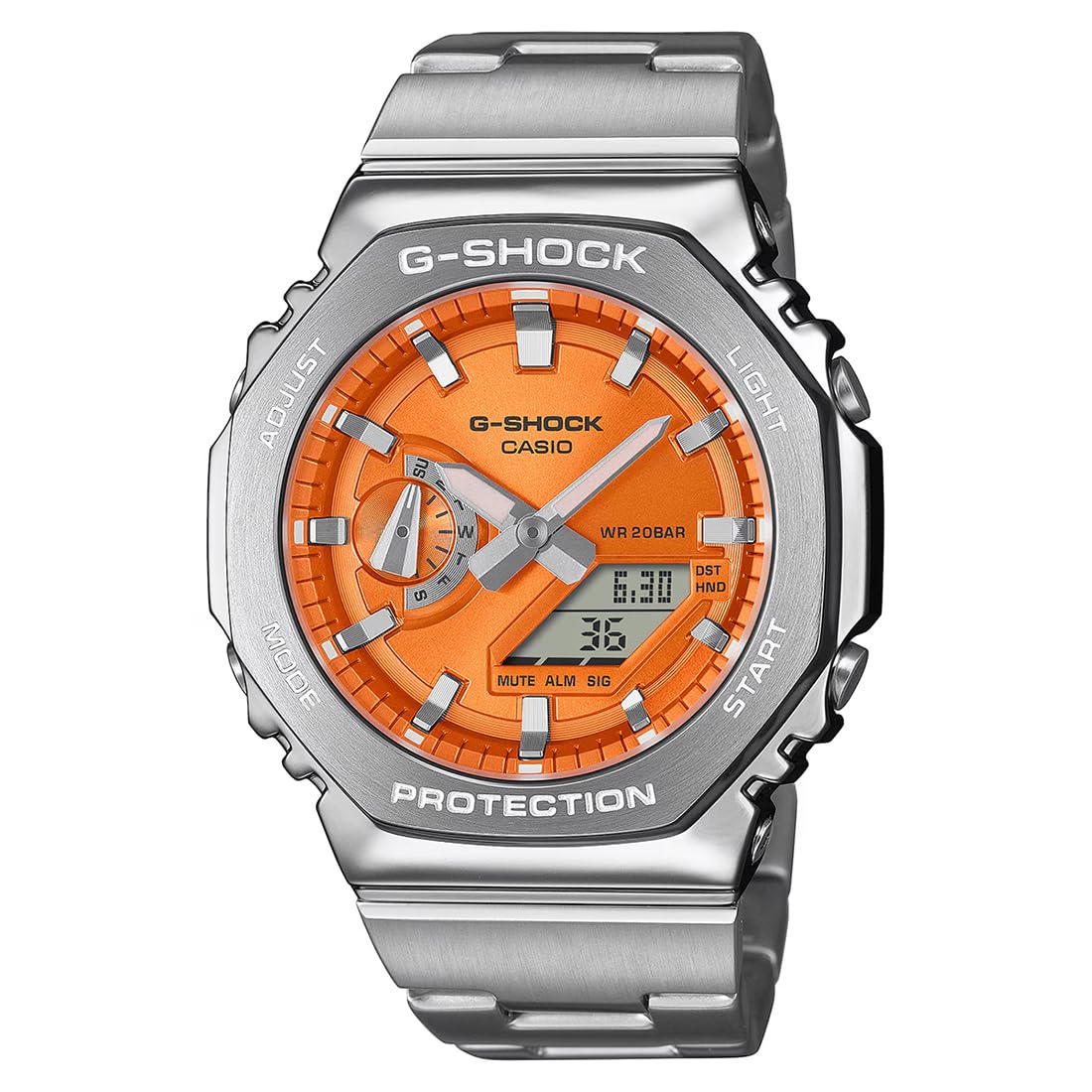 Buy Casio G-Shock GM-2110D-4ADR Analog-Digital Orange Dial Men