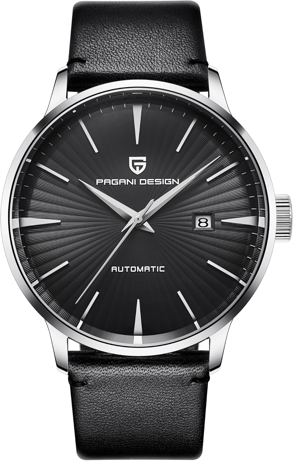 TYBERLEY Pagani Design PD2770 Fashion Men's Automatic Mechanical Watch Stainless Steel Waterproof Leather Strap Simple Business Sport Wristwatches