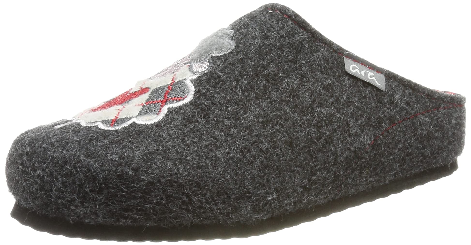 ARA Women's Cosy Slippers, charcoal, 3.5-4 UK