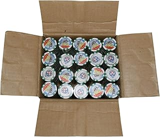 Vegas Gaming Poker Chips - (1000) $25 Thunderbird 11.5 g Clay Composite