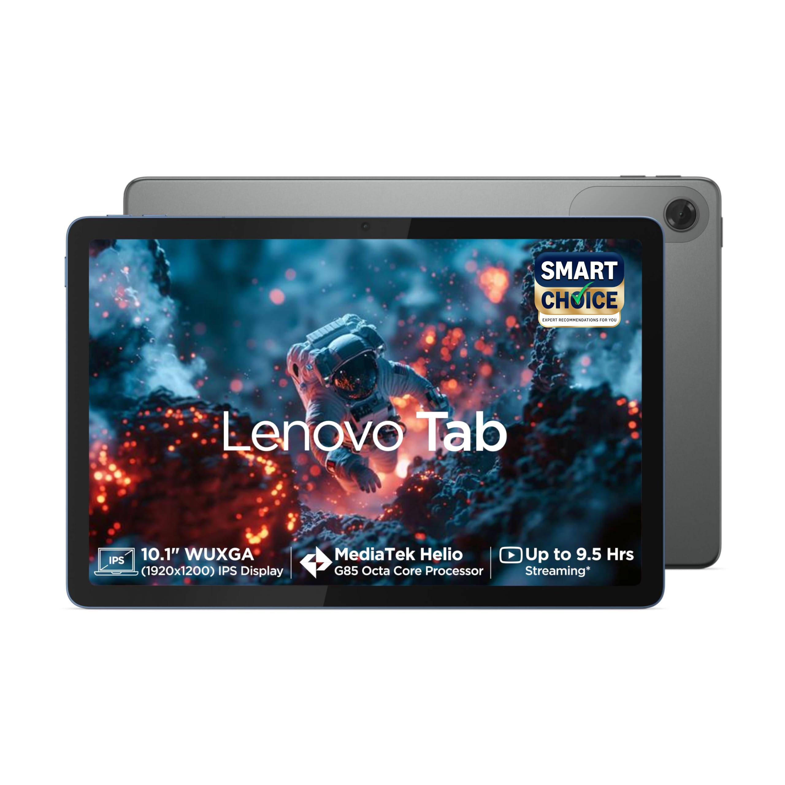 Lenovo Tab (Smartchoice)| 10.1 Inch Display| Wi-Fi Only| 4GB RAM + 128GB ROM (Expandable up to 1 TB)| Metal Body| Dual Speakers with Dolby Atmos| Android 14| Color: Polar Blue — Amazon image 9