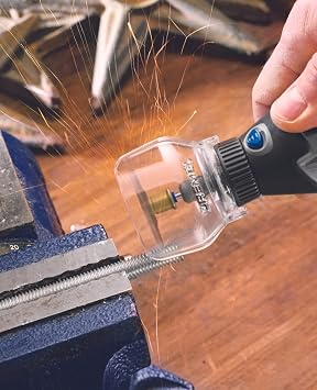 Dremel 550 Comfort Protection Fitting, Protection Against Dust Parts and Sparks, 4-pack