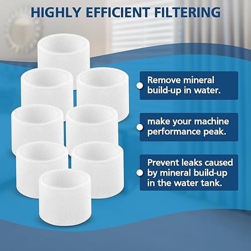 Miniatura 3 de Paquete de 16 filtros de repuesto para humidificador compatibles con LEVOIT Classic160, Dual150, Dual200S, Classic300(S), LV600S, OasisMist Series