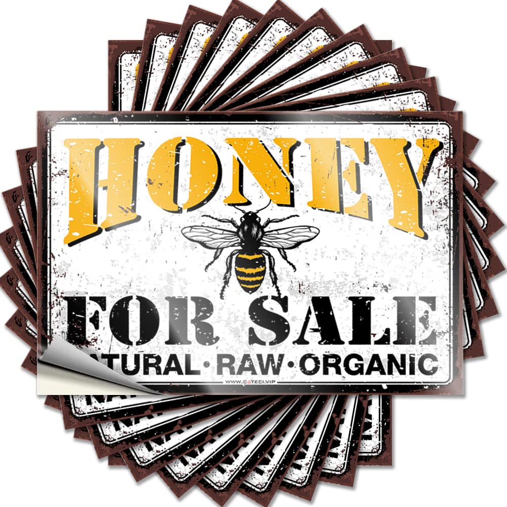 Sports Water Quote | Honey Bee for Sale Square for Spring Decor(8X12CM)