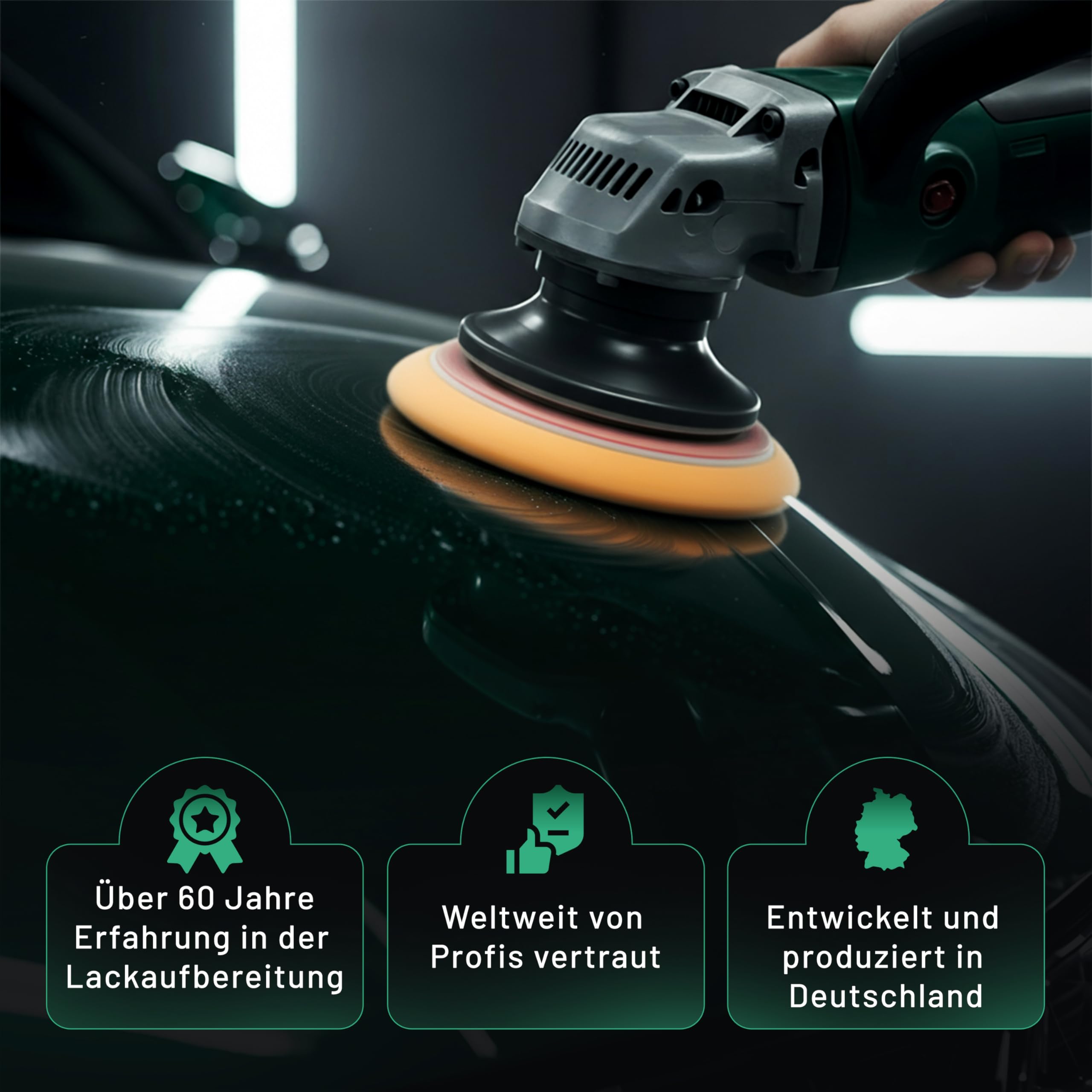 Polierpaste Auto S30+ Premium Swirl Remover 500g – Mikrofeine Finish-Politur für Lackierer und Detailer – entfernt Hologramme & leichte Kratzer – Made in Germany