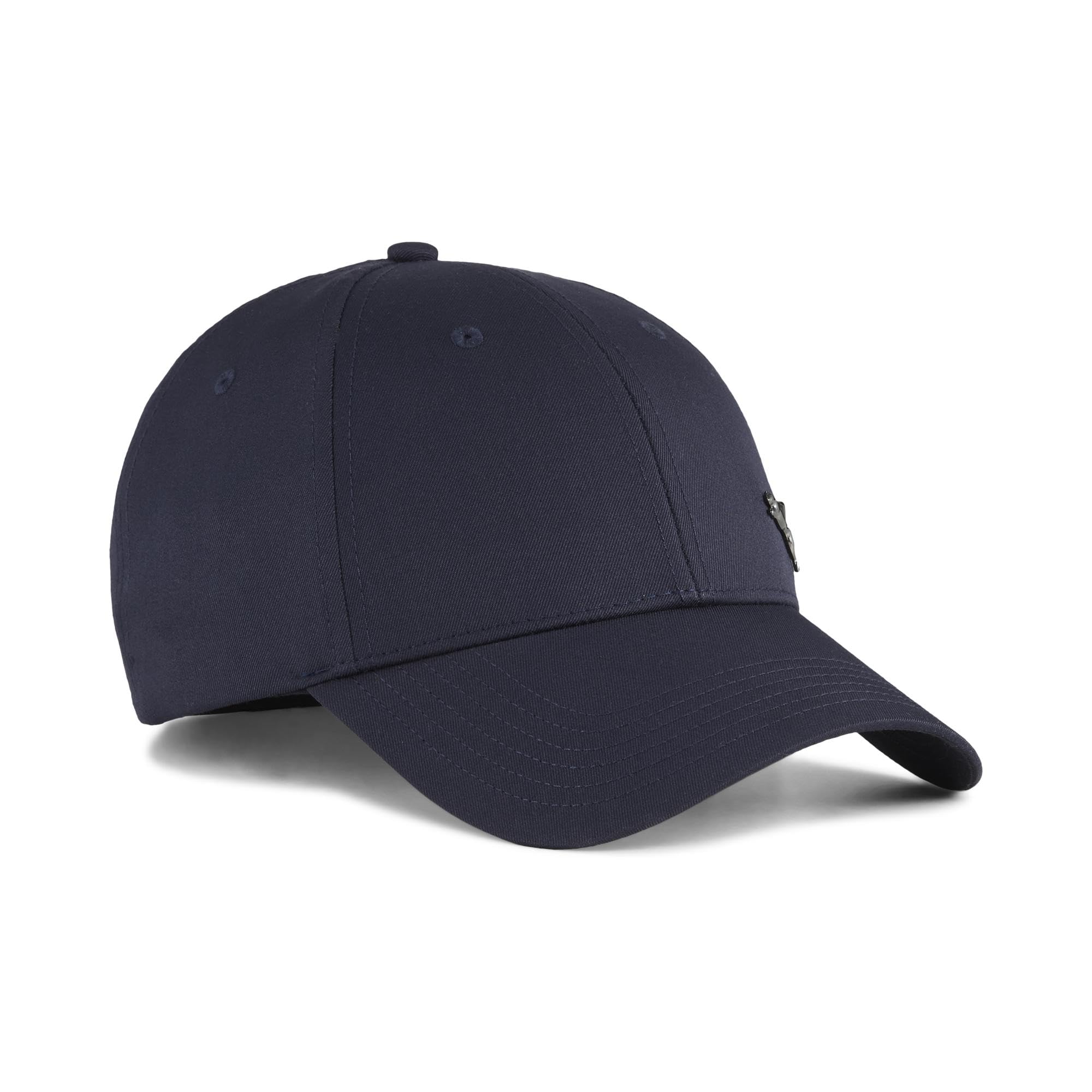 PUMA Unisex Essentials Metal Cat Baseball Cap, PUMA Navy, One Size