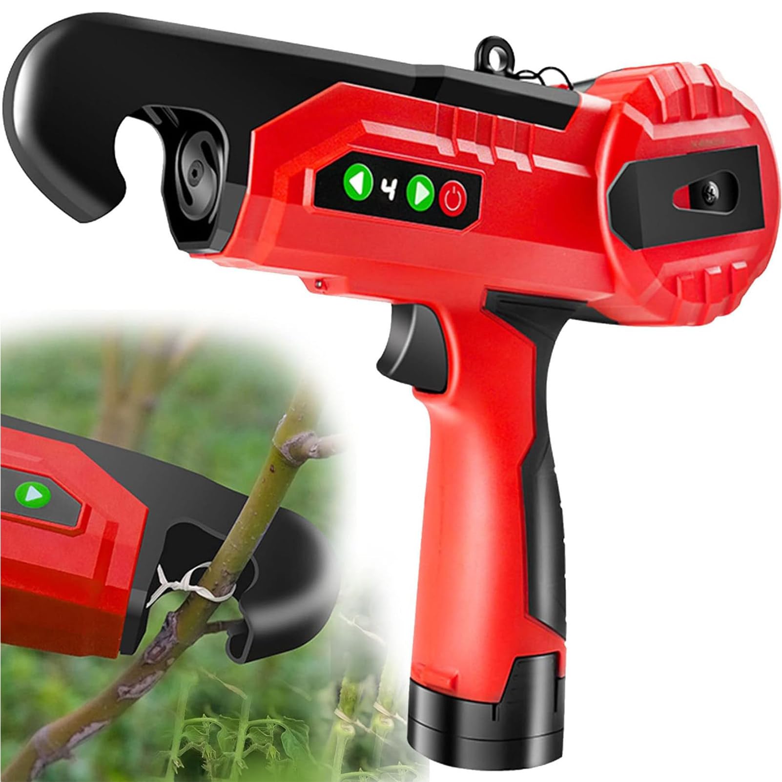 Xnzjhpp Electric Tying Machine For Gardening, Auto Binding Tool For Vines And Branches, Portable Vineyard Solution,Electric Plant Banding Machine,