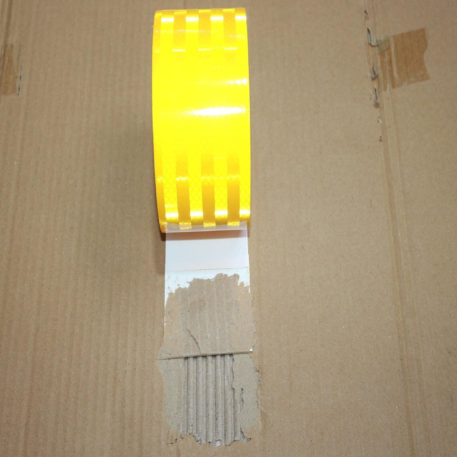 Yellow Reflective Tape 2 inch Wide for Trucks, Outdoor Waterproof High Visibility Safety Warning Reflector Sticker Strips (68 feet)