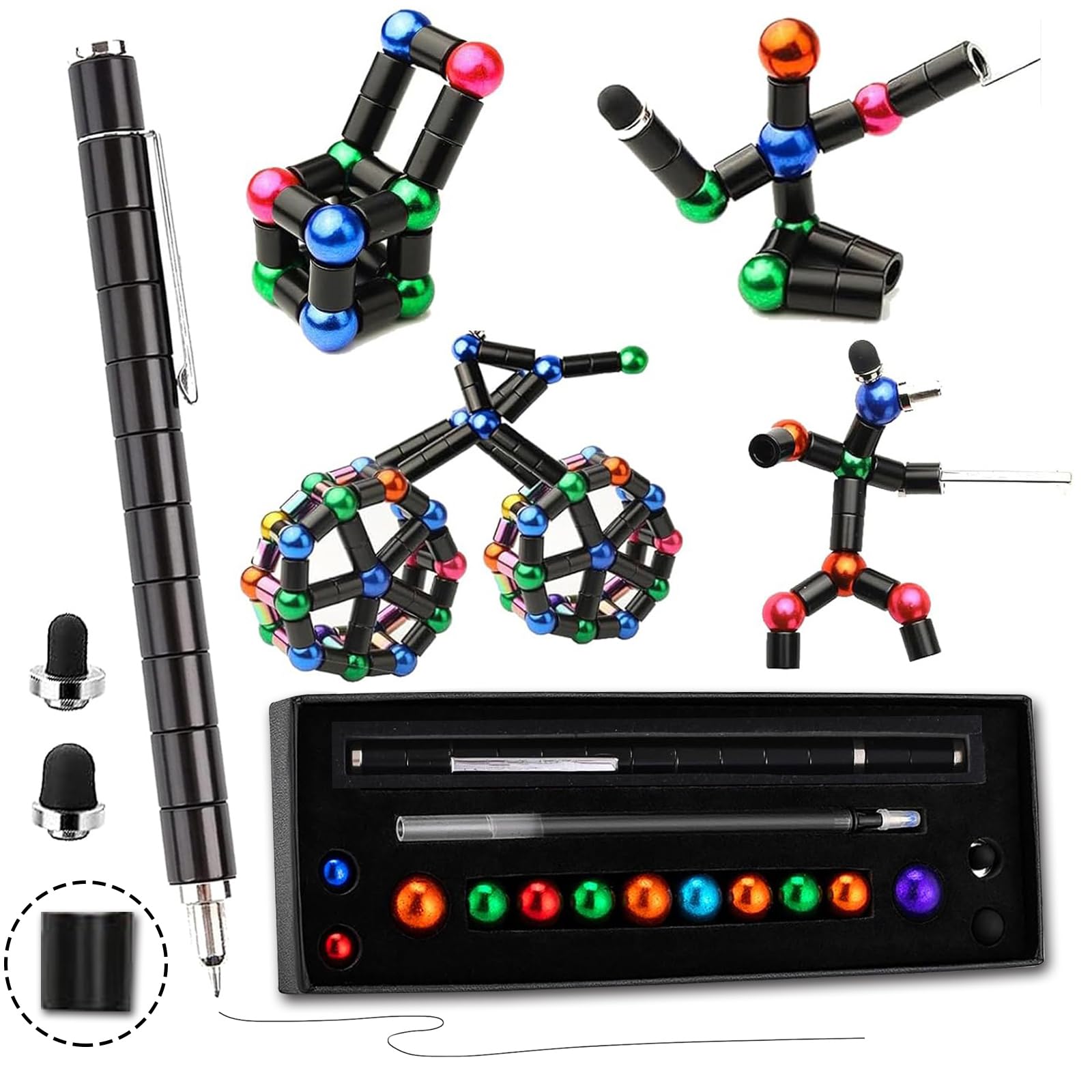 Valentines Day Gifts for Kids Magnetic Fidget Pen, Decompression Magnetic Toy Pen,Funny Gifts for Teen Boys Girls Gift,Kid Novelty Gadget Gif t,