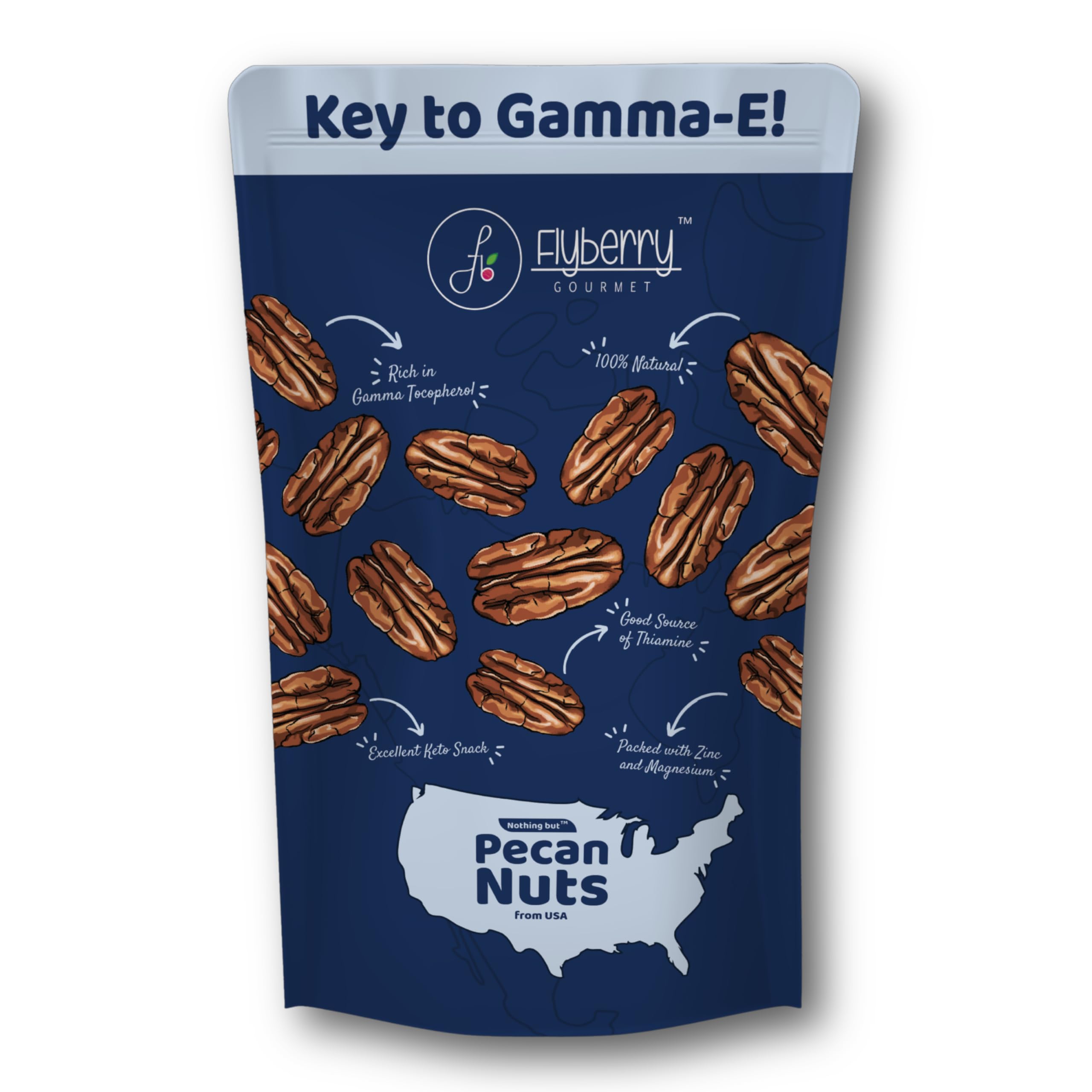 Flyberry Gourmet Pecanuts, 100g