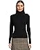 Lilla P Slim Rib Turtleneck - Main View