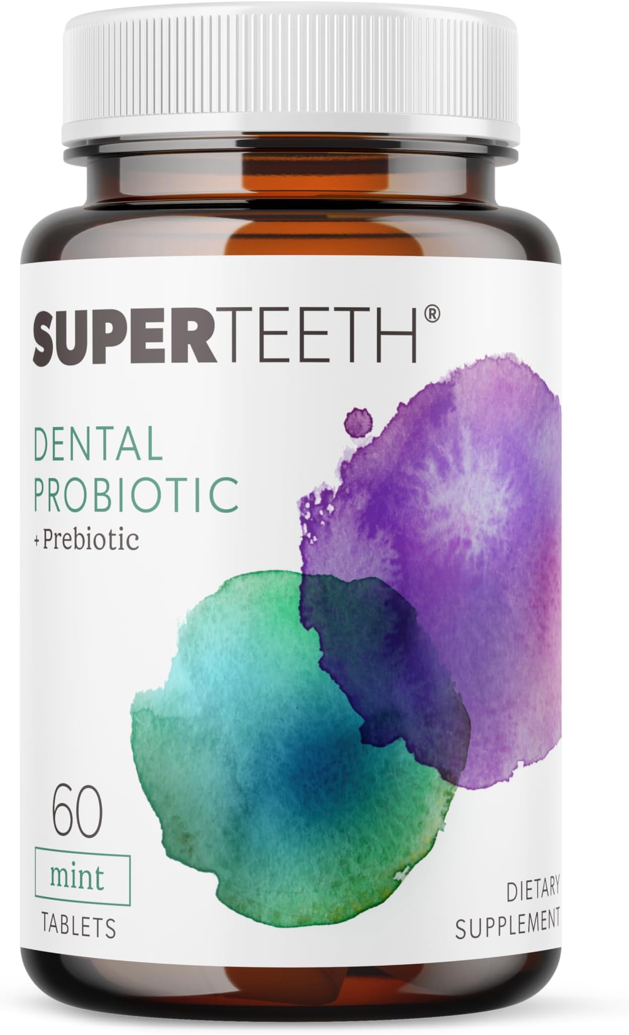 スーパーティース - SuperTeeth チュアブルデンタルプロバイオティクス 大人&子供用 | 歯と歯茎の健康を促進 | 口腔衛生
