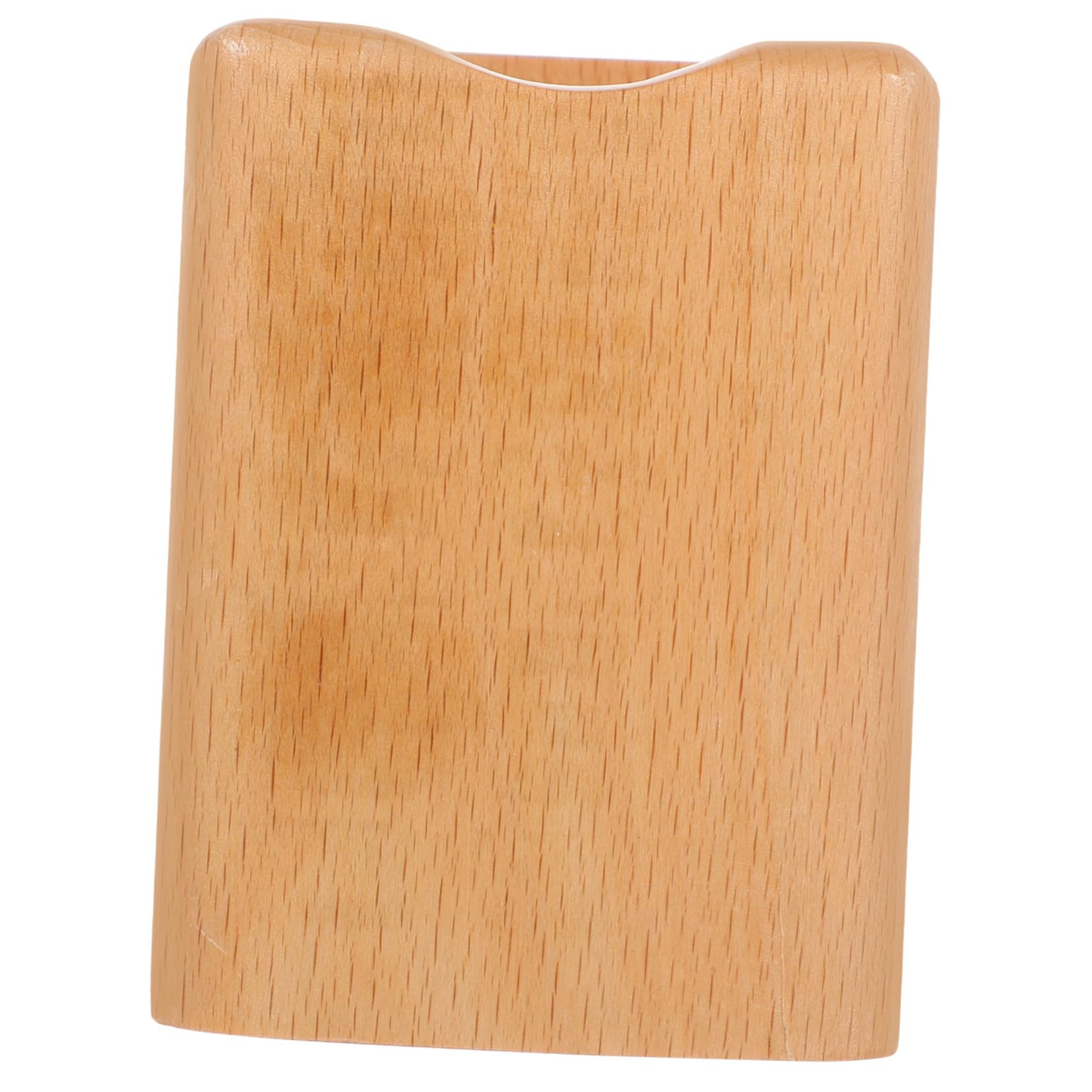 Uonlytech 3 Pièces Organisateur de Stylos pour Support de Pinceaux de Multifonctionnel Hêtre Rangement Pratique pour Fournitures Accessoires