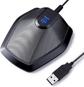 TONOR Conference USB Microphone, Omnidirectional Condenser PC Mic for Video Conference, Recording, Skype, Online Class, Court Reporter, Plug &amp; Play Compatible with Mac OS X Windows PC Compute, G11