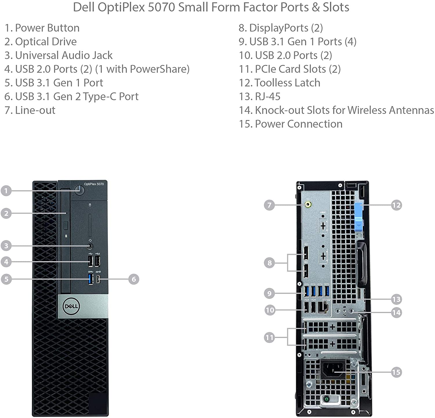 Amazon.com: Dell OptiPlex 5070 Desktop Computer - Intel Core
